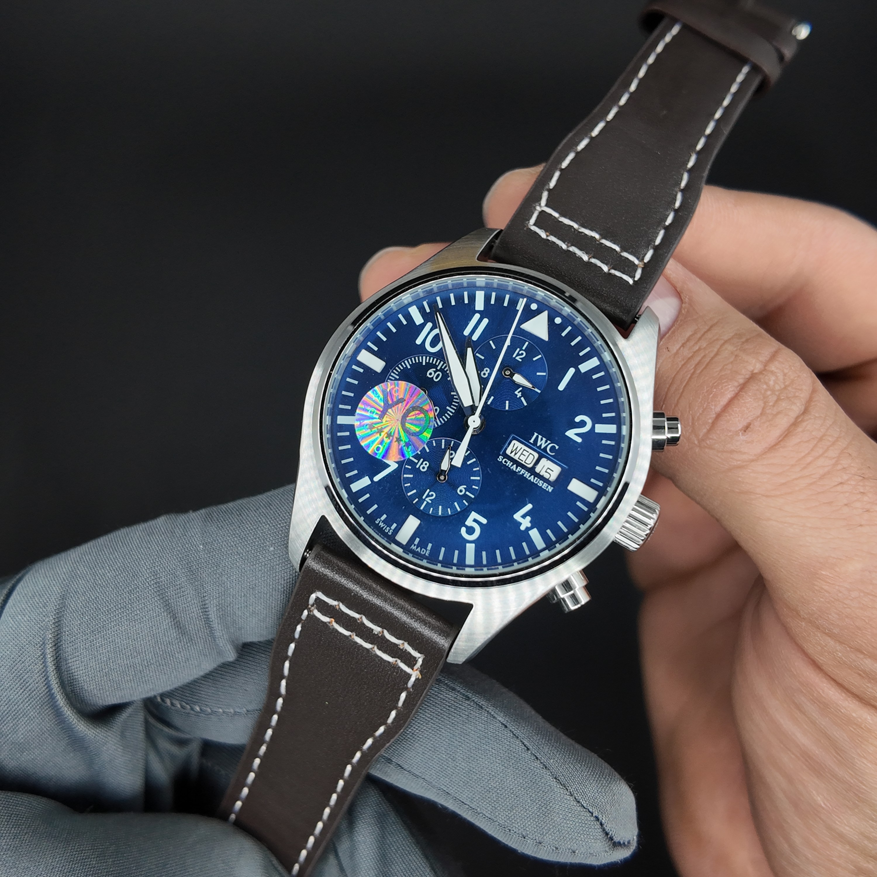 IWC Pilot's Le Petit Prince 43mm Siyah Kadran Erkek Saati